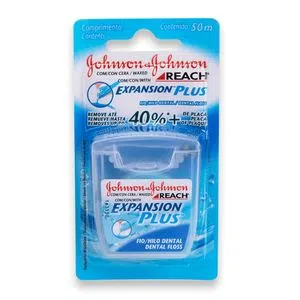 Fio Dental Reach Expansion Plus 50m Johnson & Johnson DentVi O